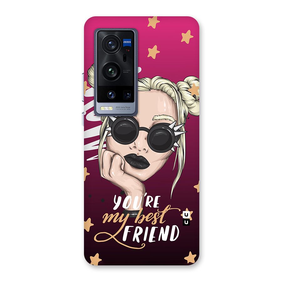 You My Best Friend Glass Back Case for Vivo X60 Pro Plus