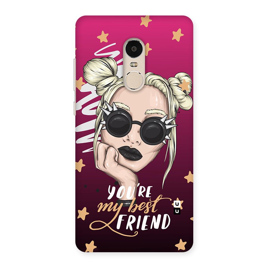 You My Best Friend Back Case for Xiaomi Redmi Note 4