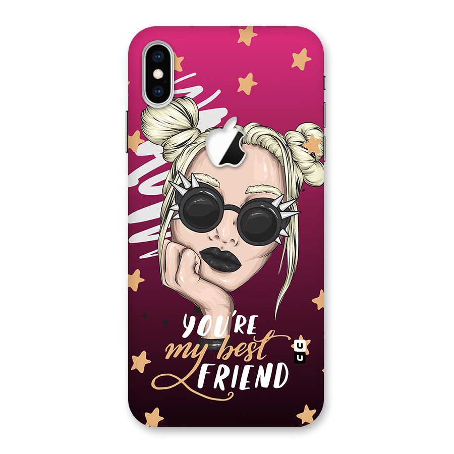 You My Best Friend Back Case for iPhone XS Max Apple Cut