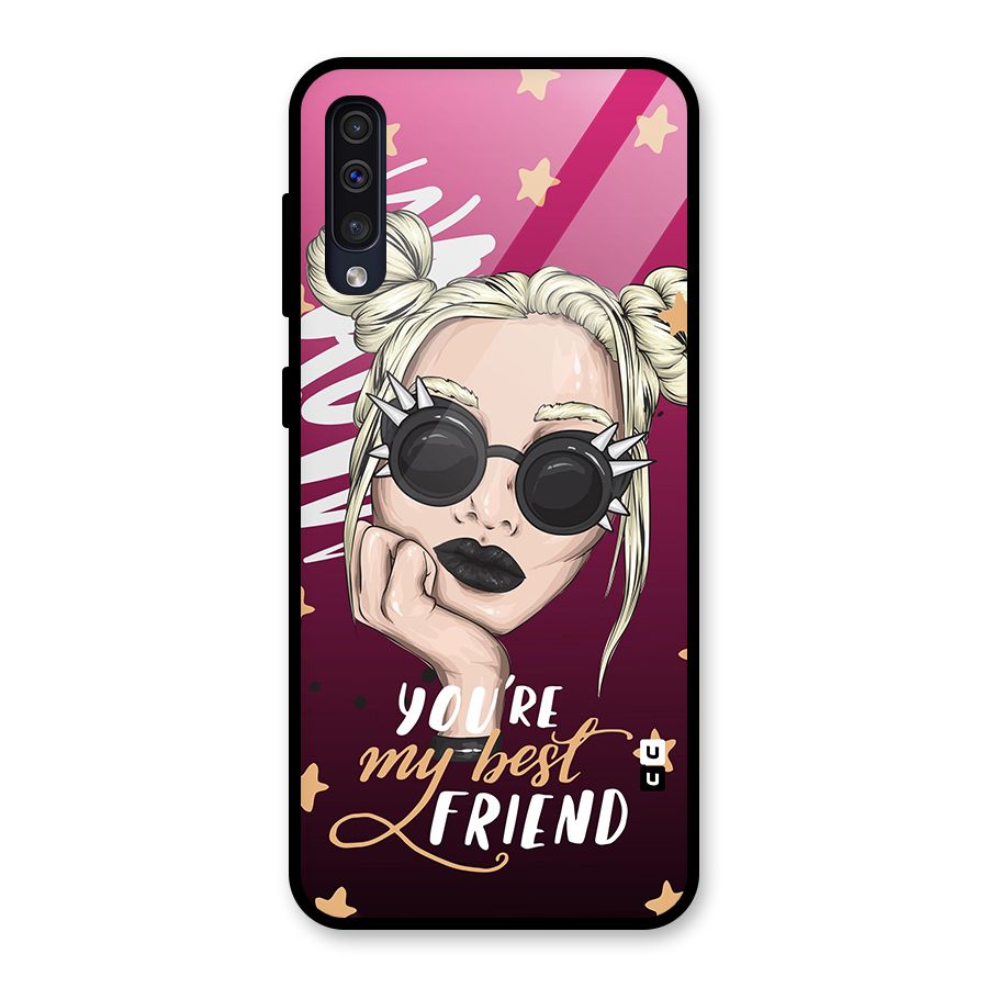 You My Best Friend Glass Back Case for Galaxy A50