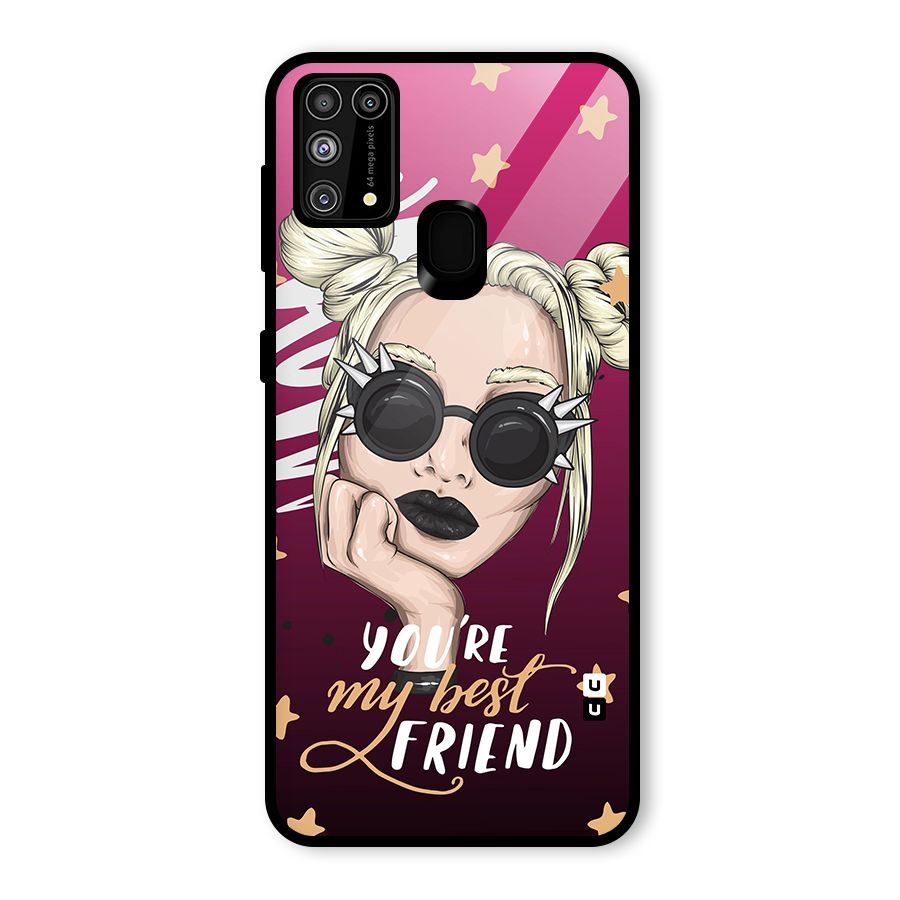 You My Best Friend Glass Back Case for Galaxy M31