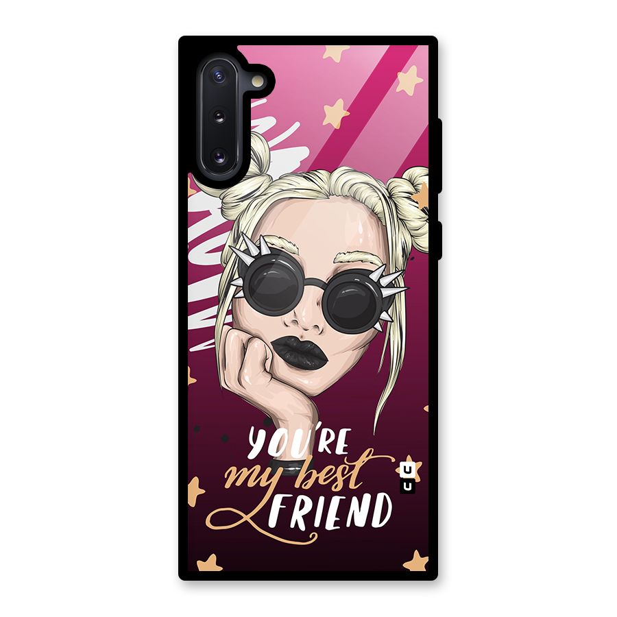 You My Best Friend Glass Back Case for Galaxy Note 10