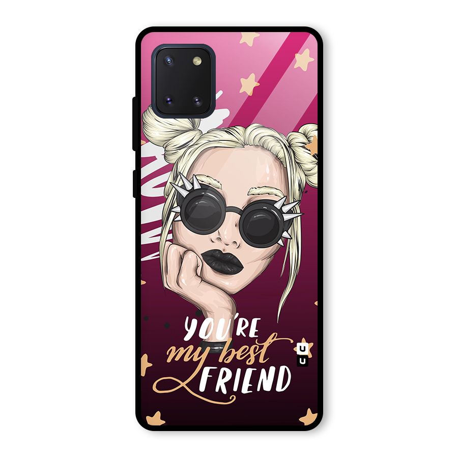 You My Best Friend Glass Back Case for Galaxy Note 10 Lite