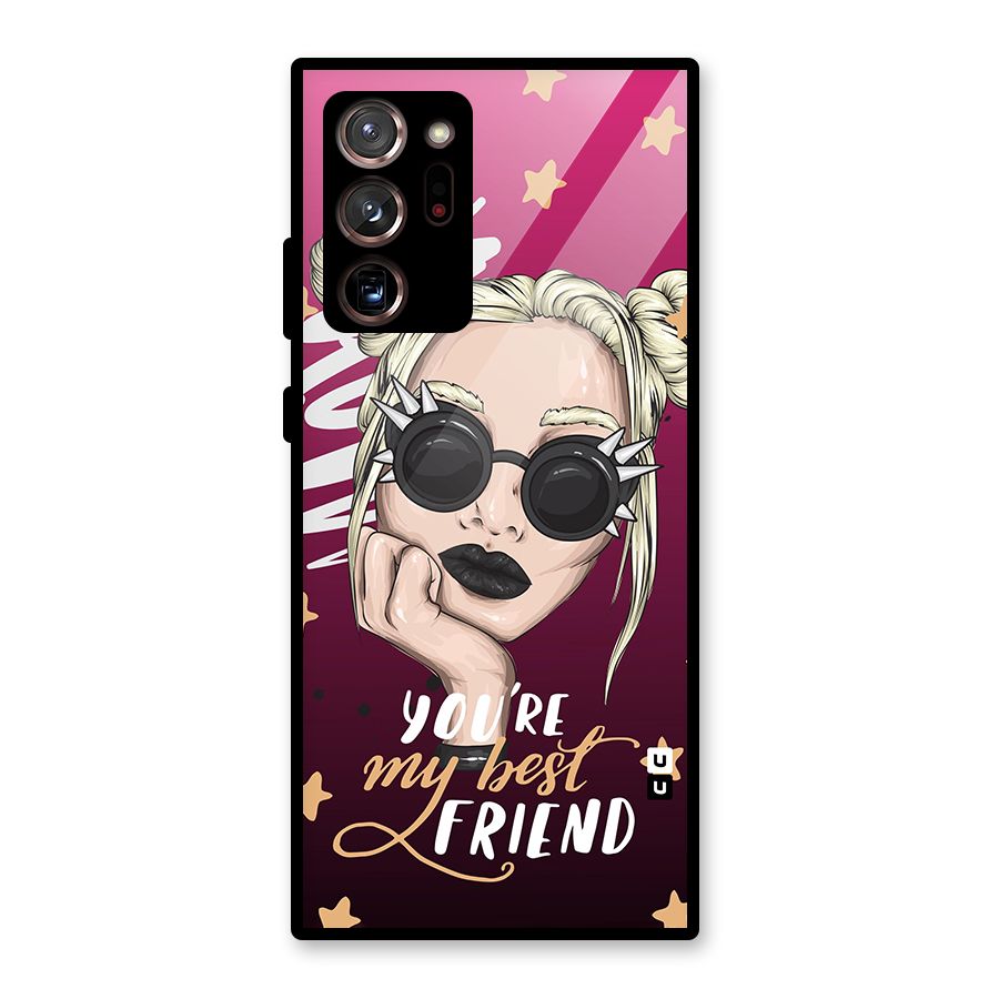 You My Best Friend Glass Back Case for Galaxy Note 20 Ultra