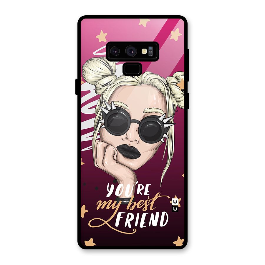 You My Best Friend Glass Back Case for Galaxy Note 9