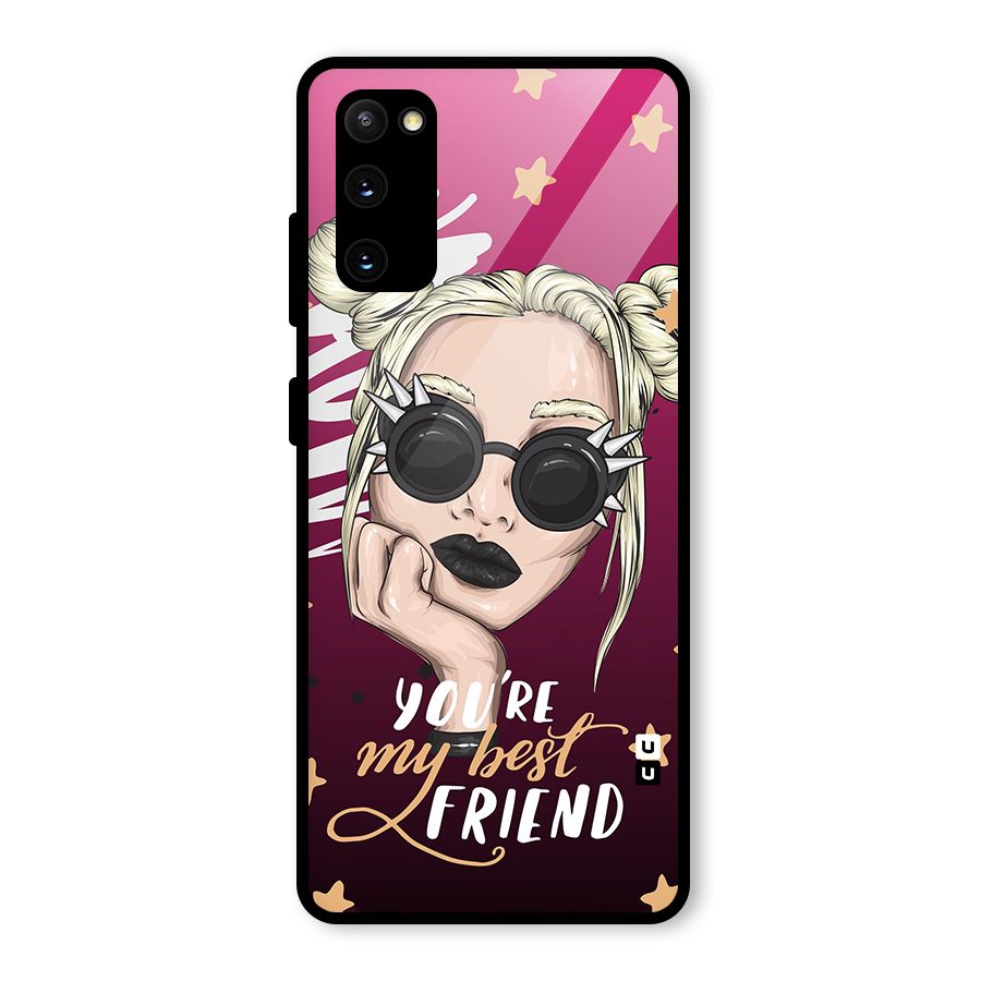 You My Best Friend Glass Back Case for Galaxy S20 FE
