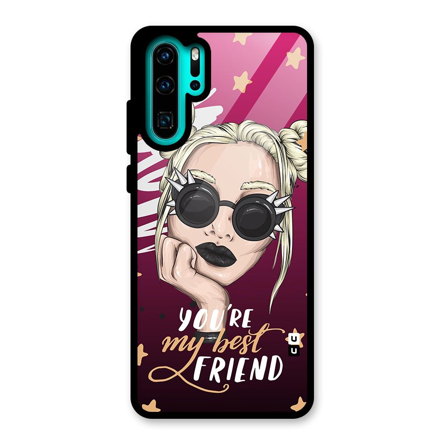 You My Best Friend Glass Back Case for Huawei P30 Pro