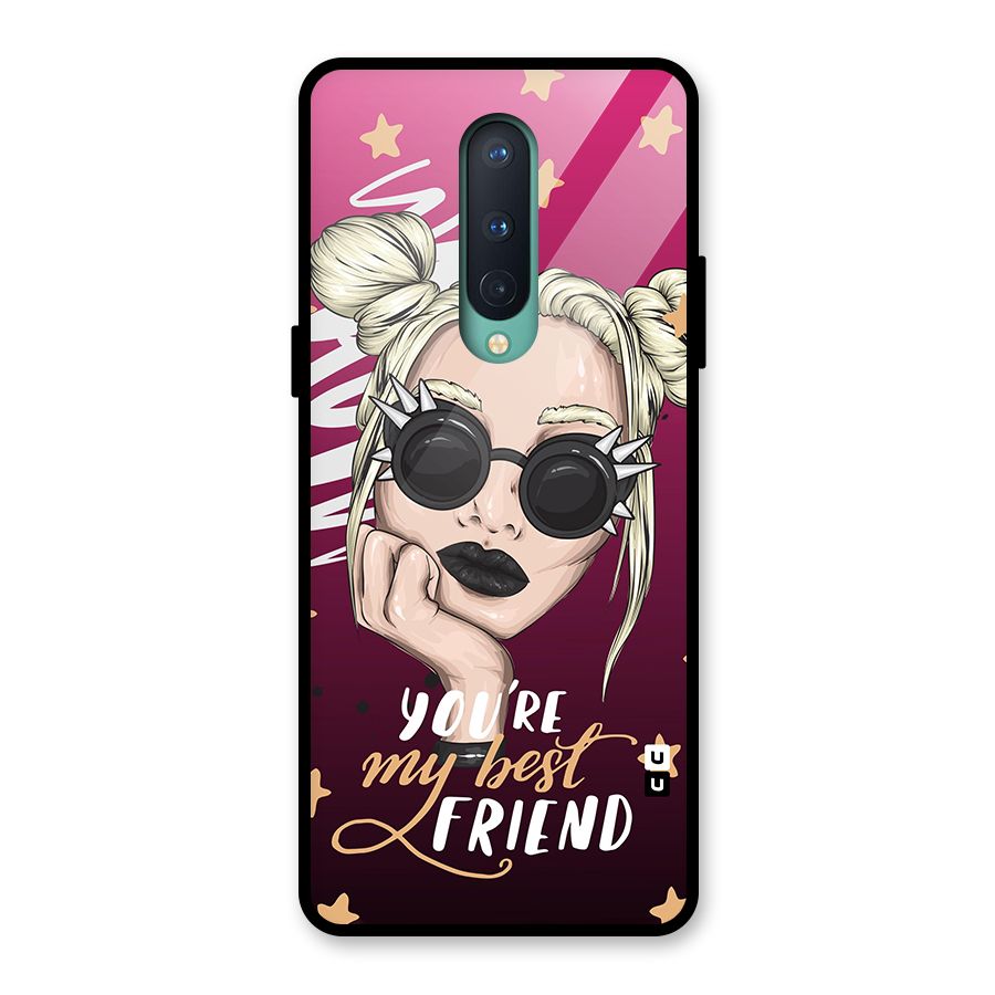 You My Best Friend Glass Back Case for OnePlus 8