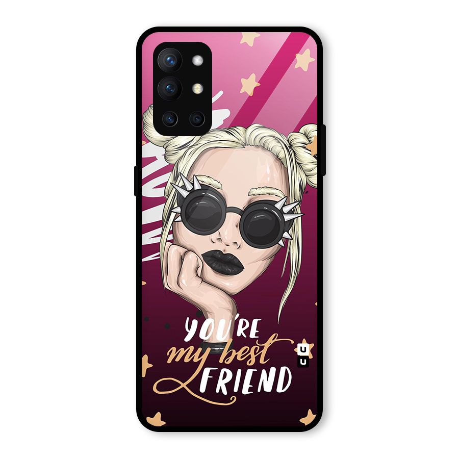 You My Best Friend Glass Back Case for OnePlus 9R