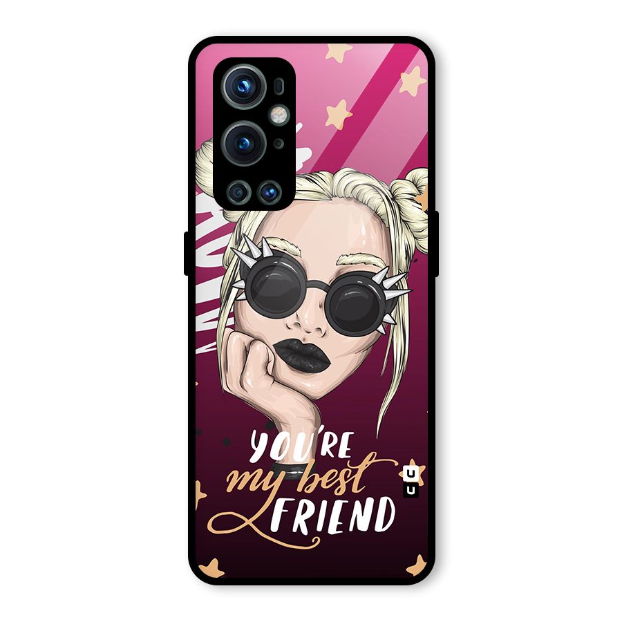 You My Best Friend Glass Back Case for OnePlus 9 Pro