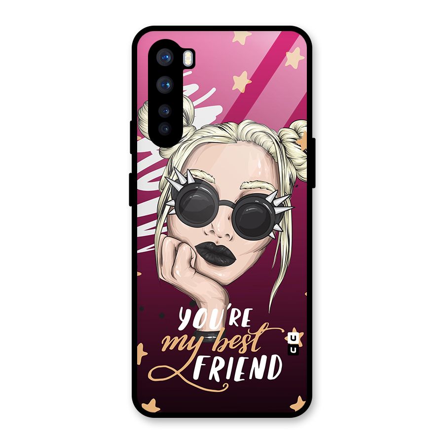 You My Best Friend Glass Back Case for OnePlus Nord