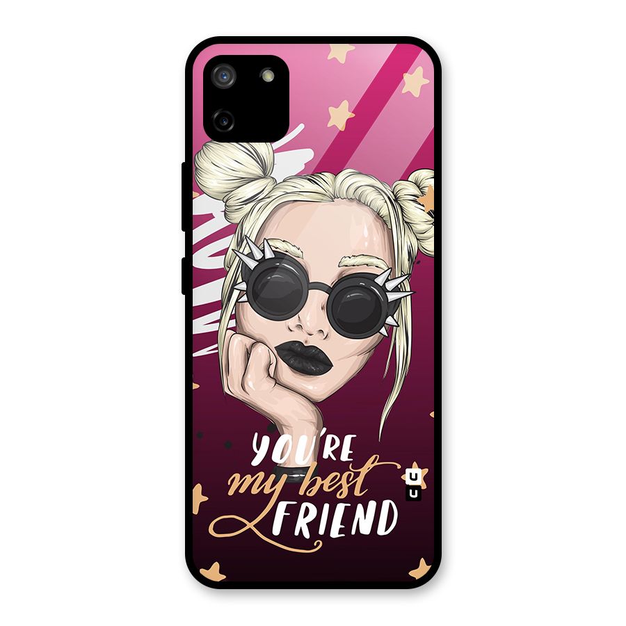 You My Best Friend Glass Back Case for Realme C11