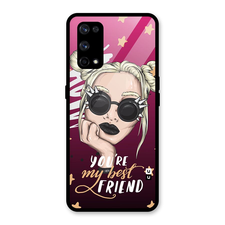 You My Best Friend Glass Back Case for Realme X7 Pro