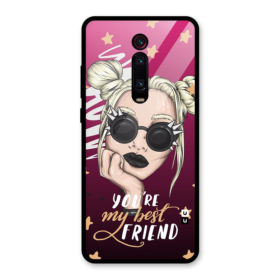 You My Best Friend Glass Back Case for Redmi K20