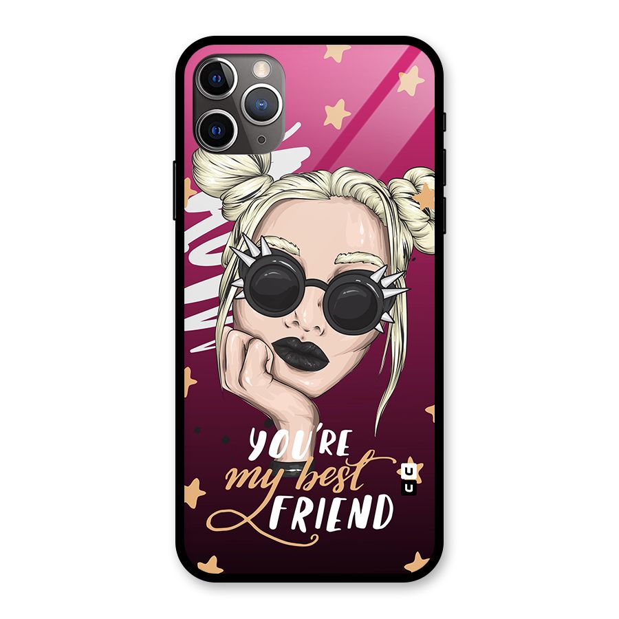 You My Best Friend Glass Back Case for iPhone 11 Pro Max