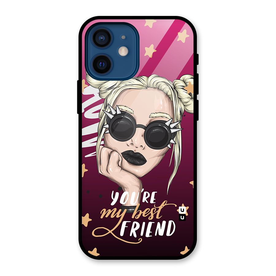 You My Best Friend Glass Back Case for iPhone 12 Mini