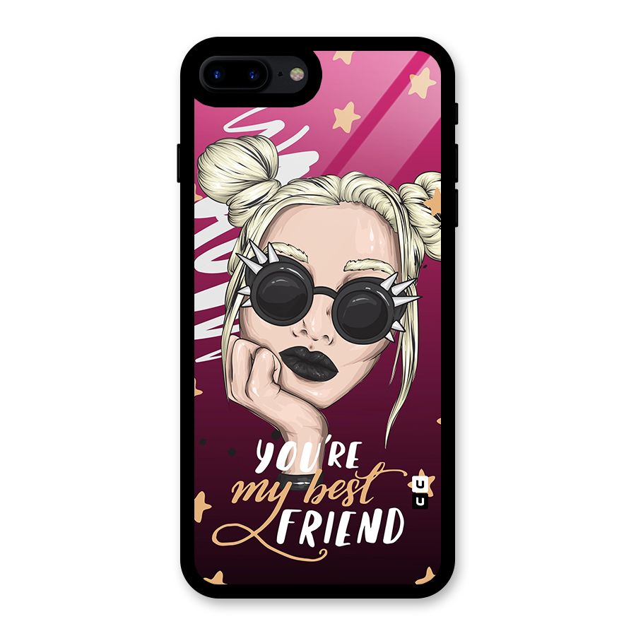 You My Best Friend Glass Back Case for iPhone 8 Plus