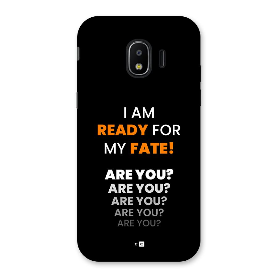 You Ready Back Case for Galaxy J2 Pro 2018