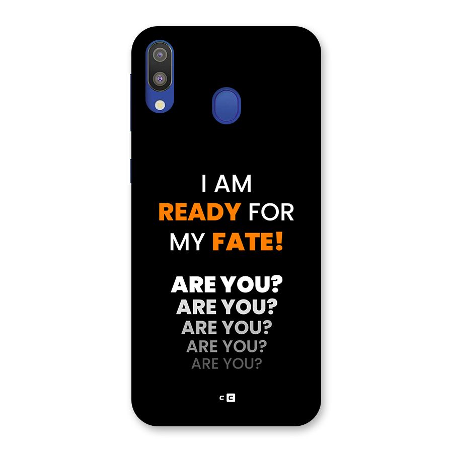 You Ready Back Case for Galaxy M20