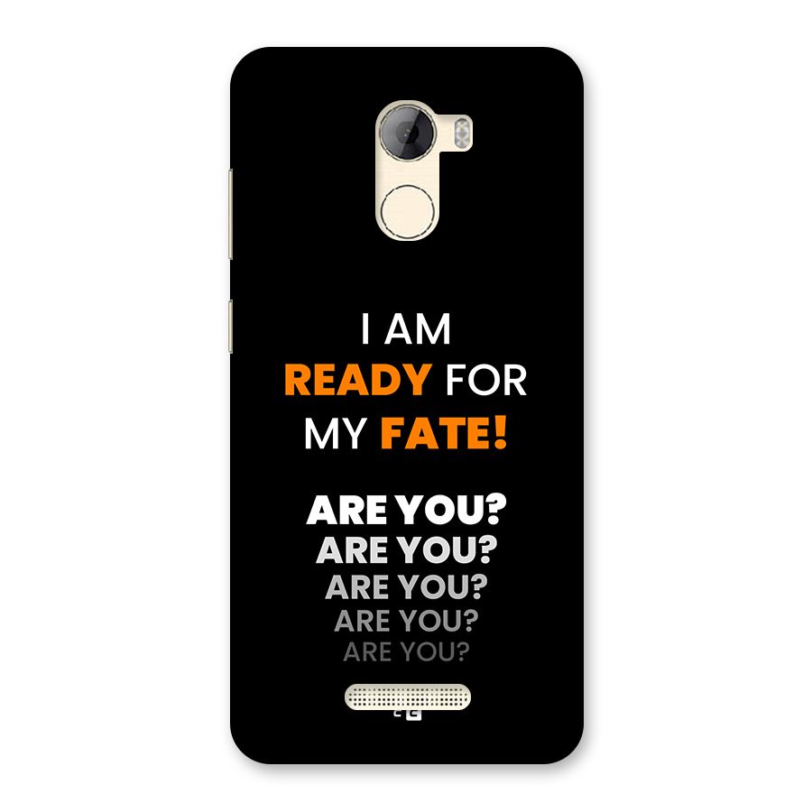 You Ready Back Case for Gionee A1 LIte