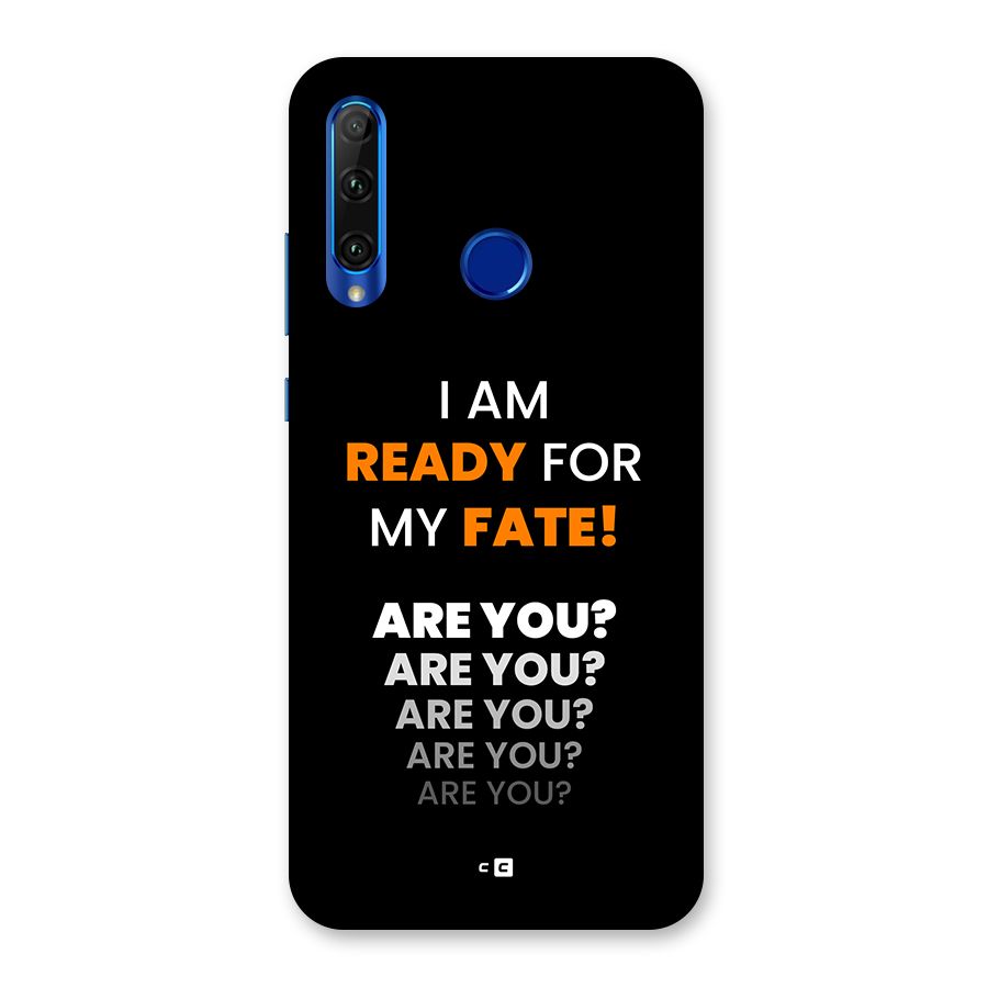 You Ready Back Case for Honor 20i