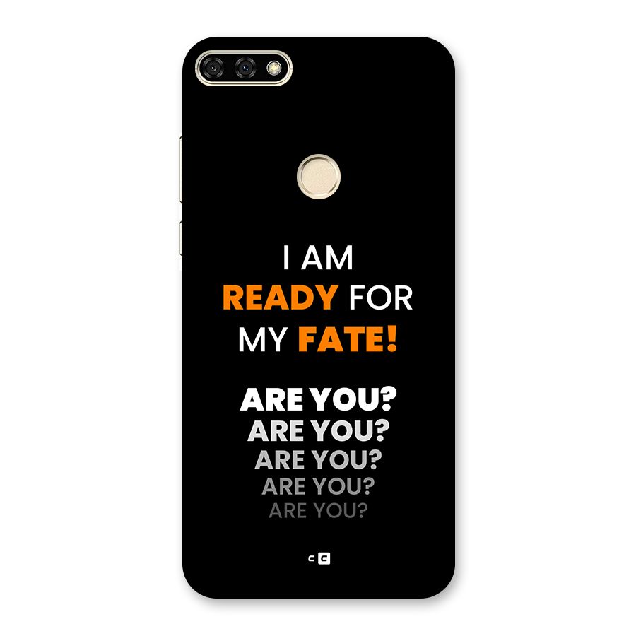 You Ready Back Case for Honor 7A