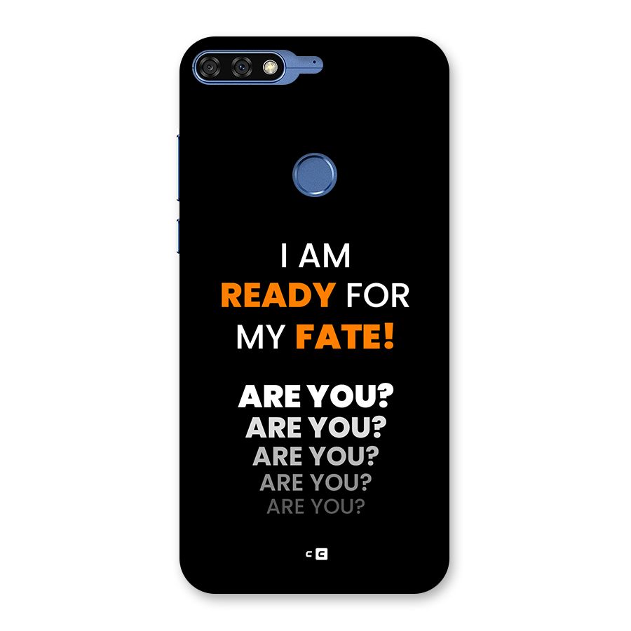 You Ready Back Case for Honor 7C