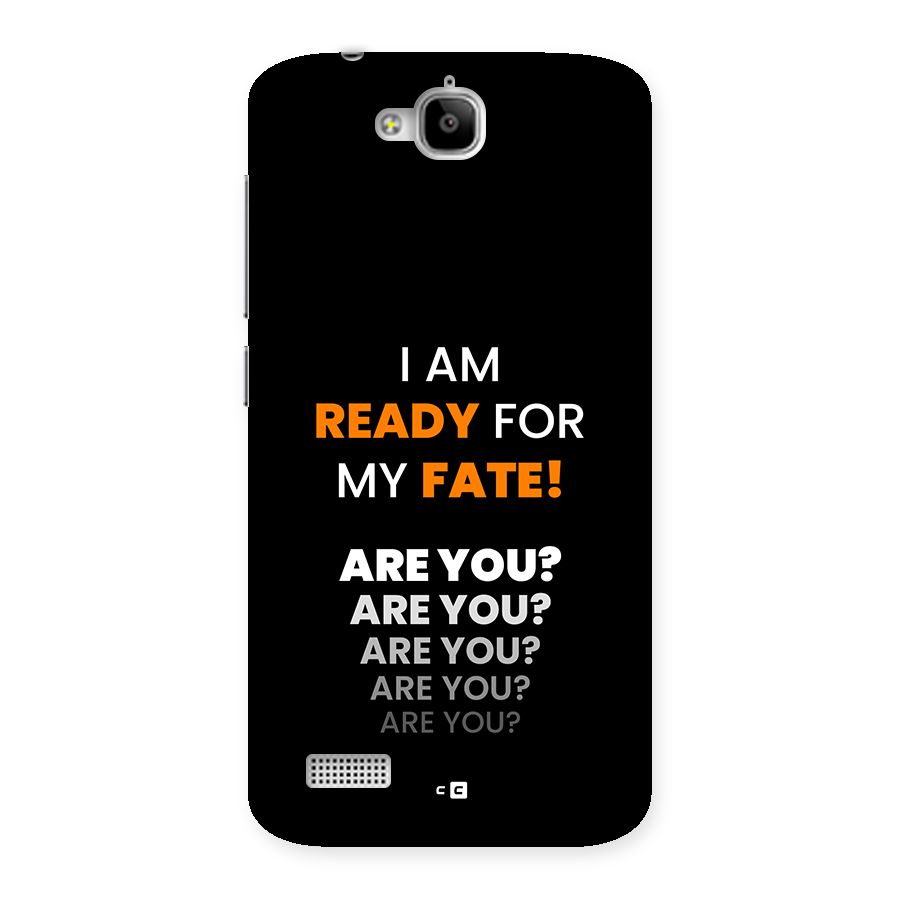 You Ready Back Case for Honor Holly