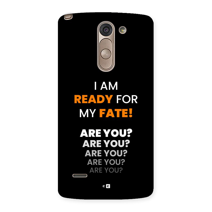 You Ready Back Case for LG G3 Stylus