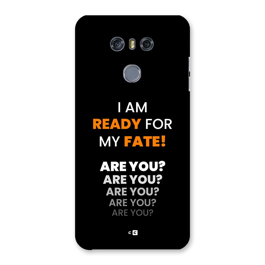 You Ready Back Case for LG G6