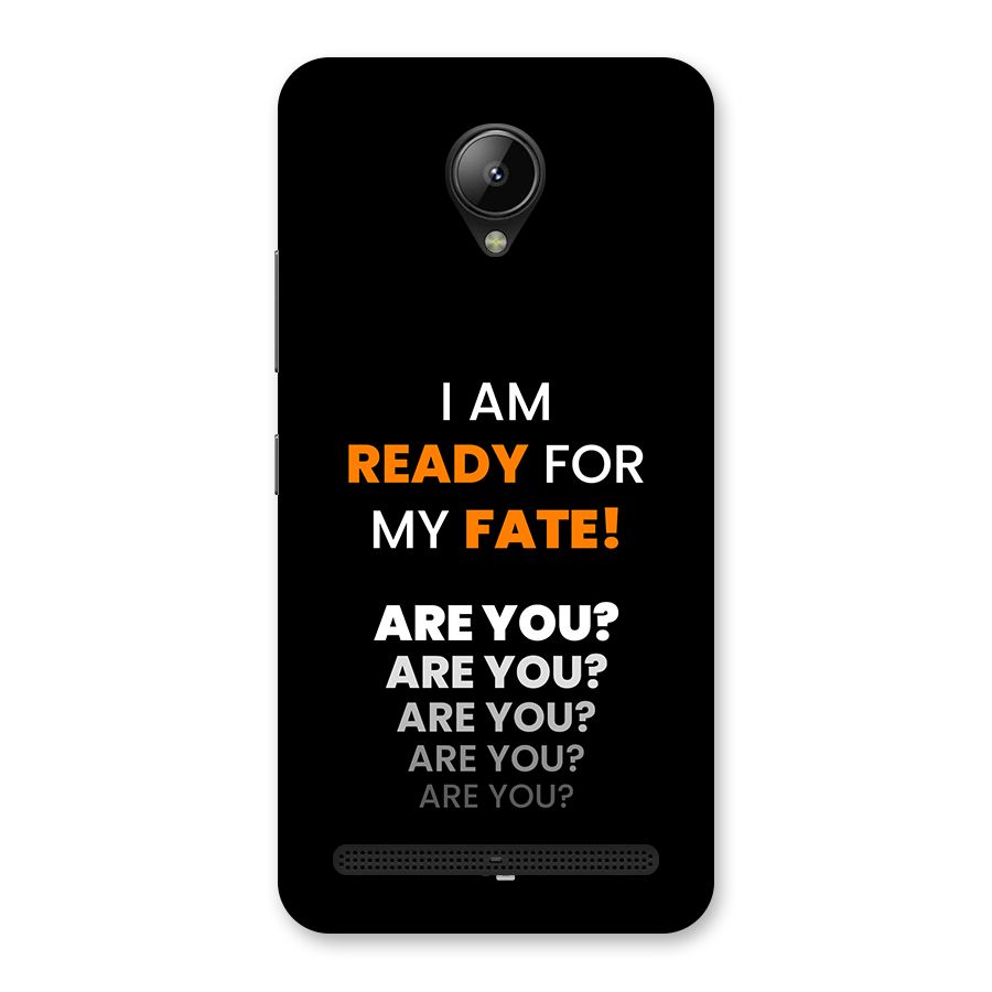You Ready Back Case for Lenovo C2