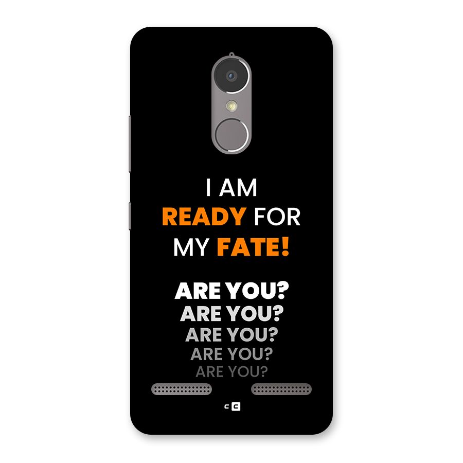 You Ready Back Case for Lenovo K6