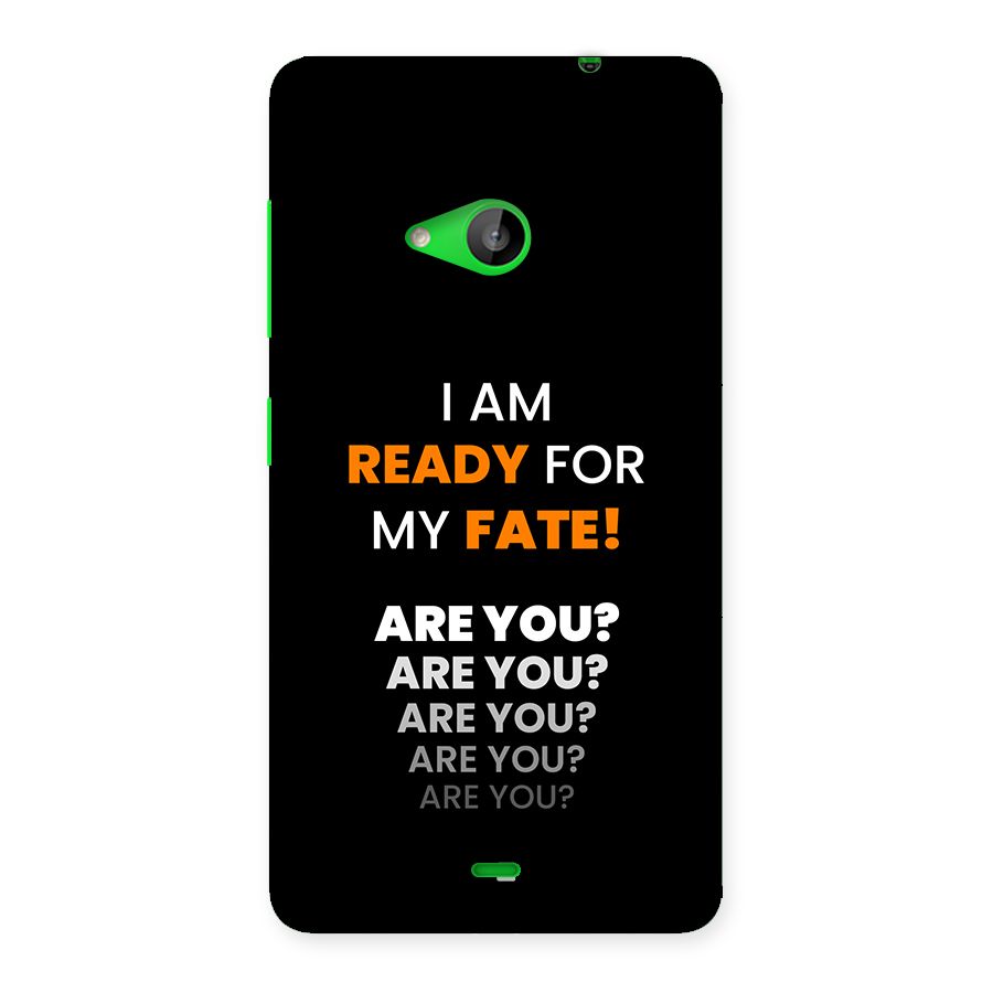 You Ready Back Case for Lumia 535