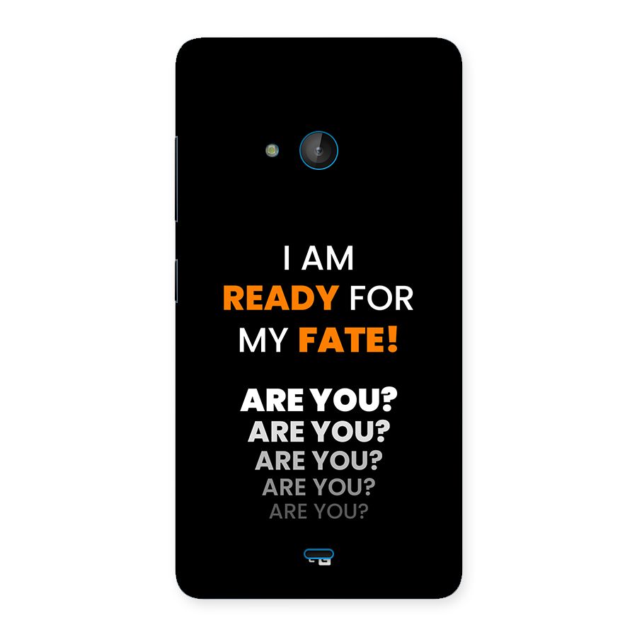 You Ready Back Case for Lumia 540
