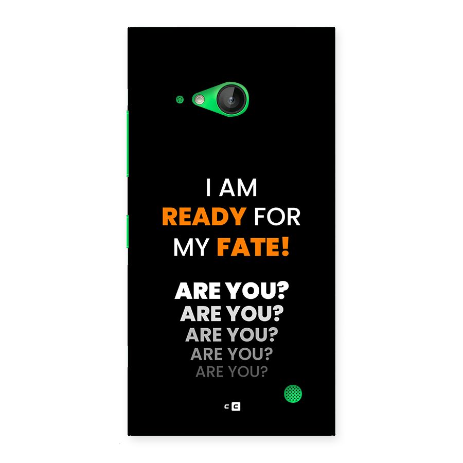 You Ready Back Case for Lumia 730