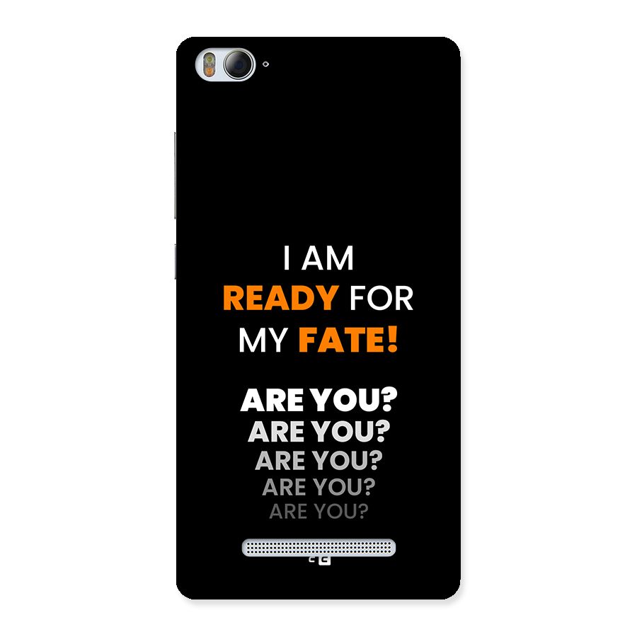 You Ready Back Case for Mi4i
