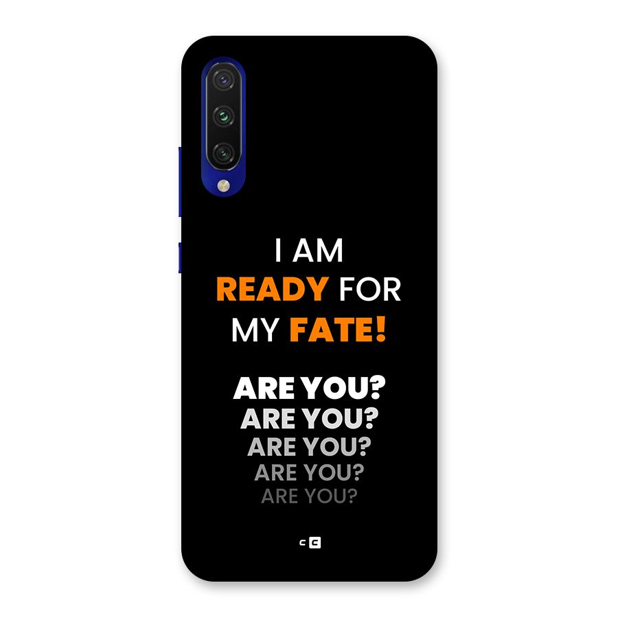 You Ready Back Case for Mi A3