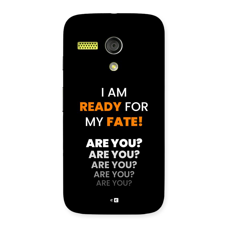 You Ready Back Case for Moto G