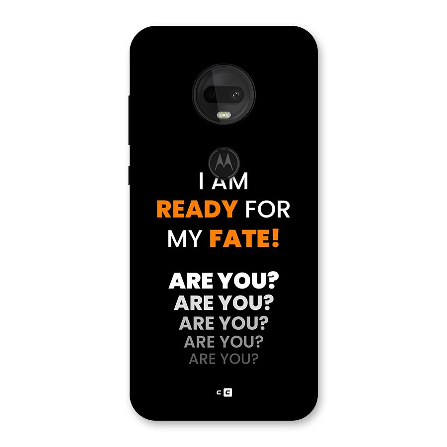 You Ready Back Case for Moto G7