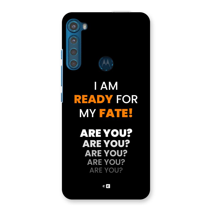 You Ready Back Case for Motorola One Fusion Plus