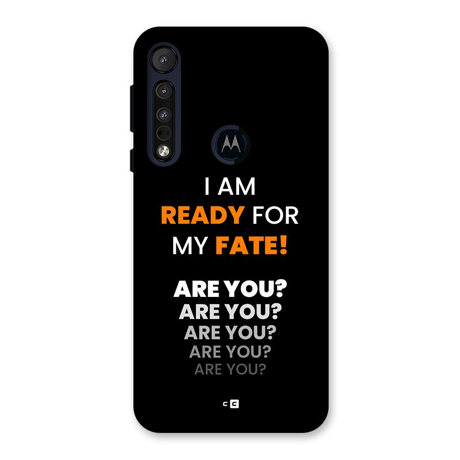 You Ready Back Case for Motorola One Macro