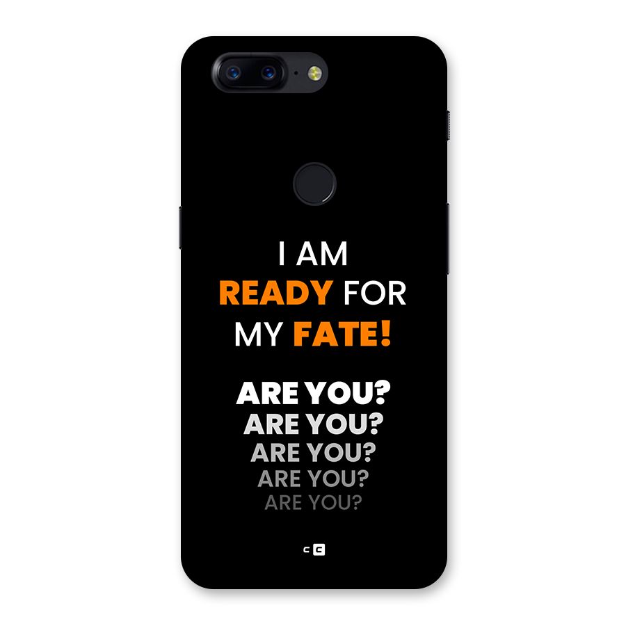 You Ready Back Case for OnePlus 5T