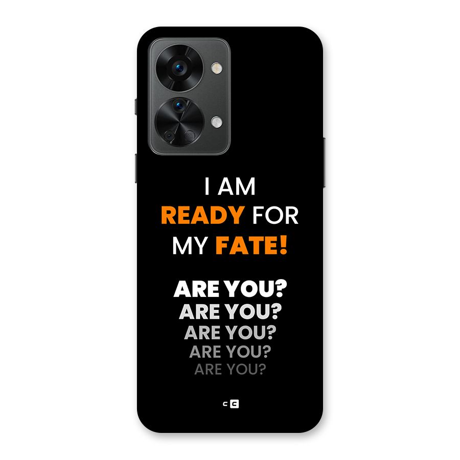 You Ready Back Case for OnePlus Nord 2T
