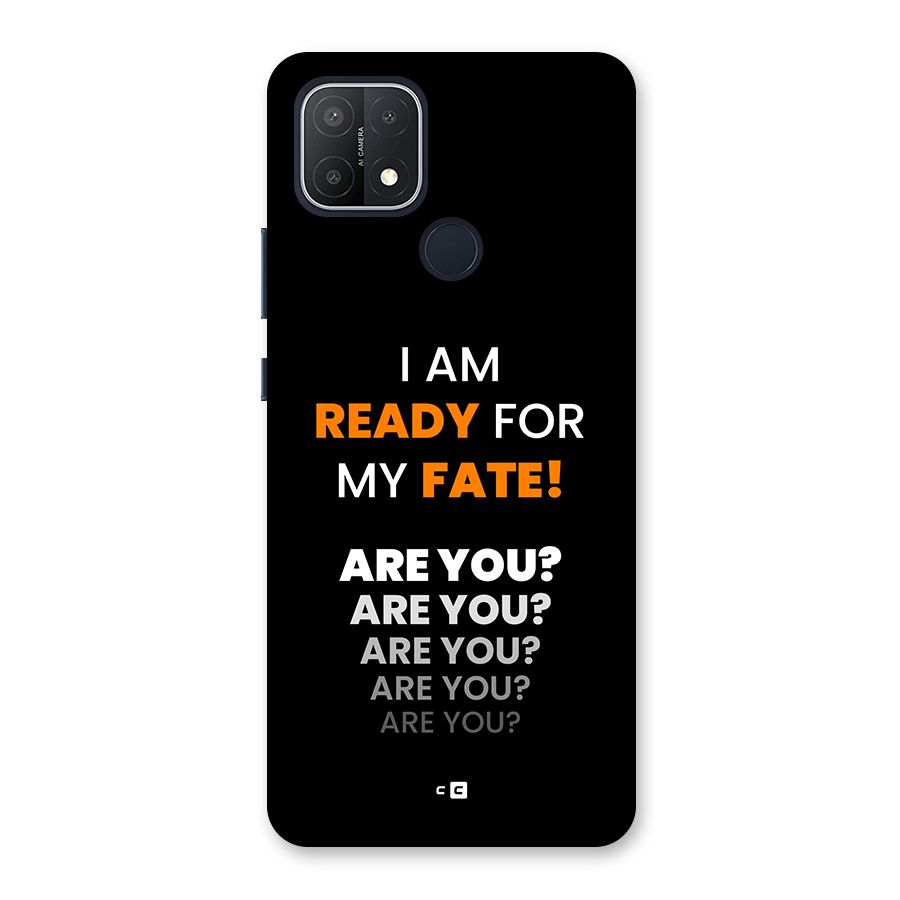 You Ready Back Case for Oppo A15s