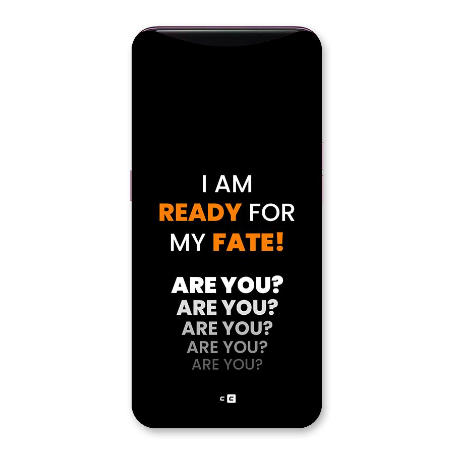 You Ready Back Case for Oppo Find X