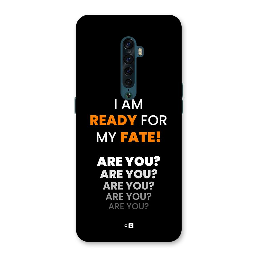 You Ready Back Case for Oppo Reno2
