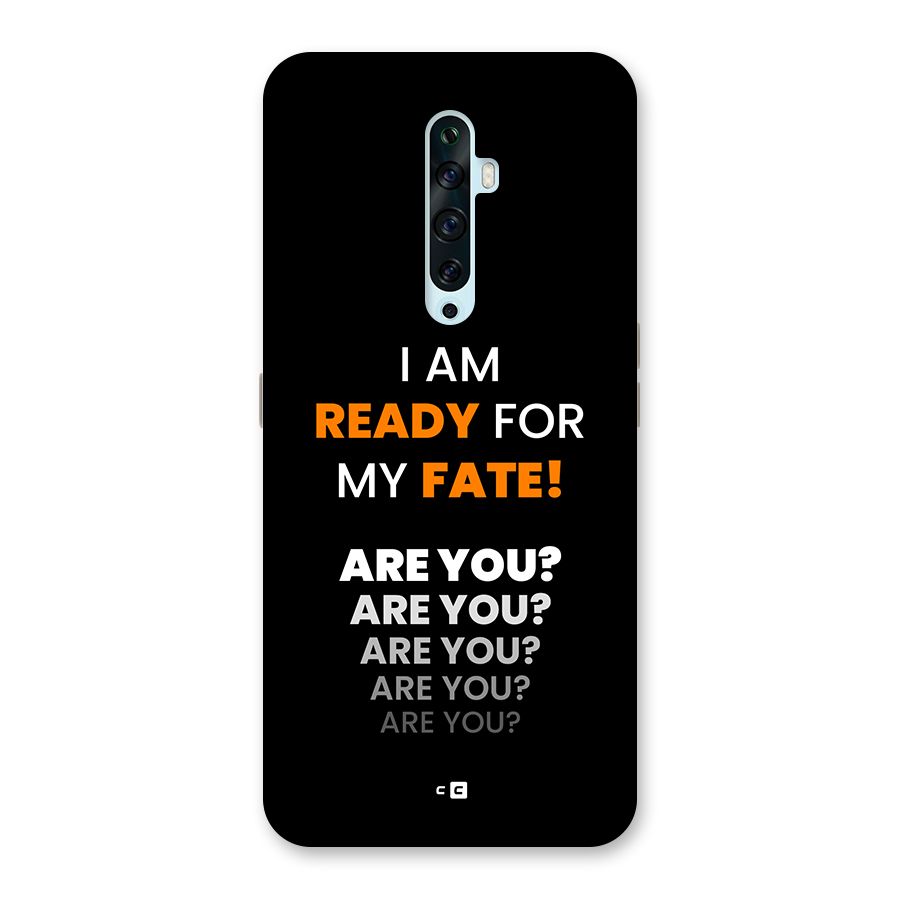You Ready Back Case for Oppo Reno2 Z