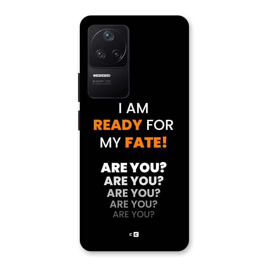 You Ready Back Case for Poco F4 5G
