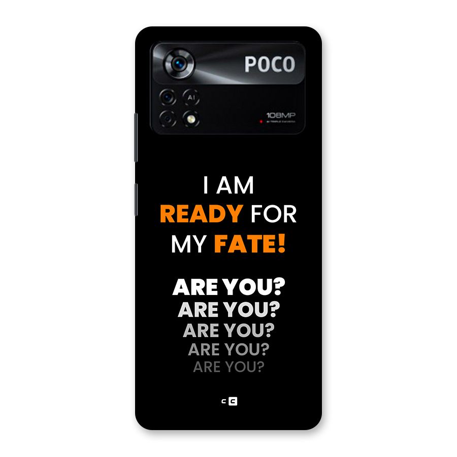 You Ready Back Case for Poco X4 Pro 5G