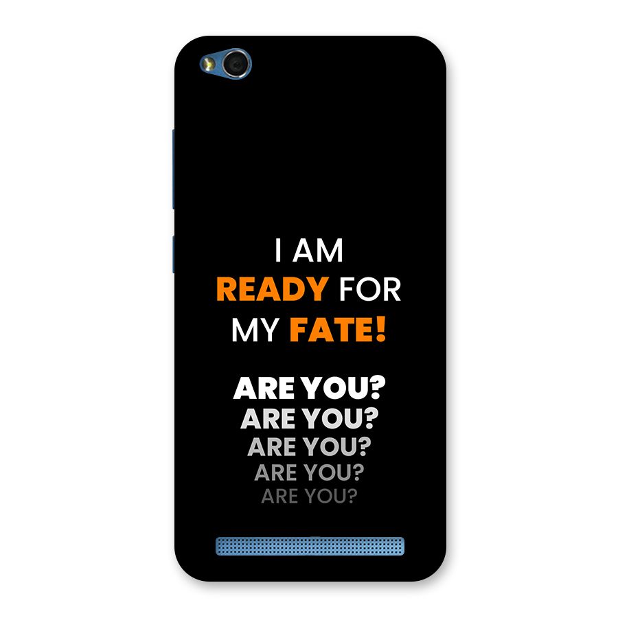 You Ready Back Case for Redmi 5A